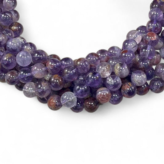 Amethyst w/ Hematite Inclusions aka Auralite 23 Round-0