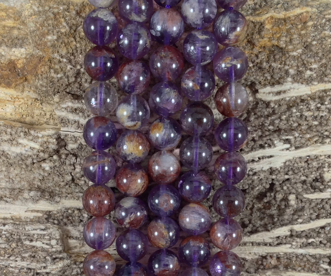 Amethyst w/ Hematite Inclusions aka Auralite 23 Round-7