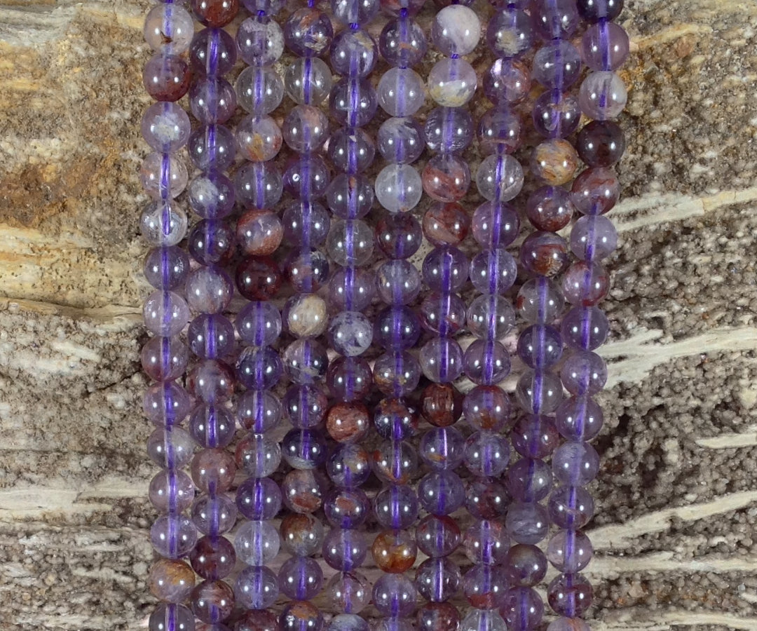 Amethyst w/ Hematite Inclusions aka Auralite 23 Round-5