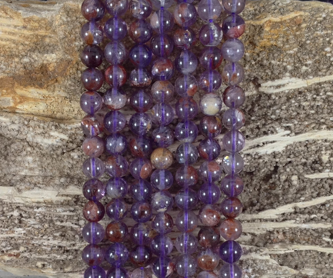 Amethyst w/ Hematite Inclusions aka Auralite 23 Round-6